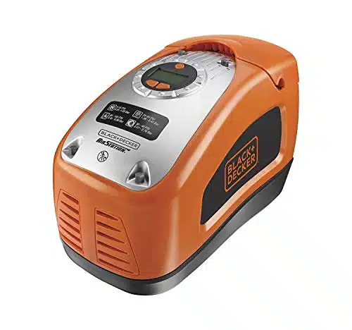 Meilleur gonfleur électrique pneus= Black et Decker