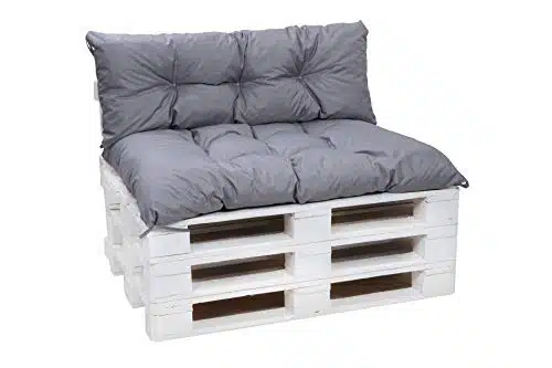 Meilleur coussin de palette gris