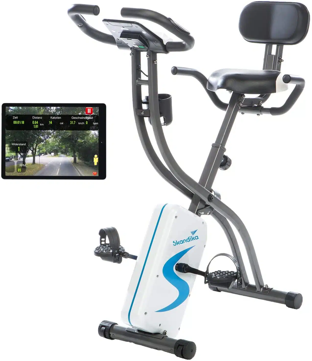 Meilleur vélo d'appartement pliable Bluetooth
