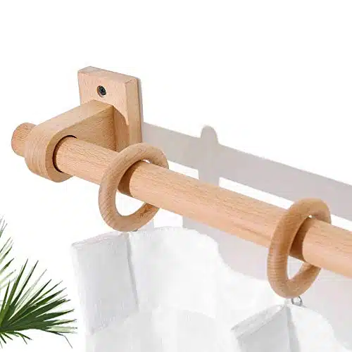 Meilleure tringle à rideaux en bois