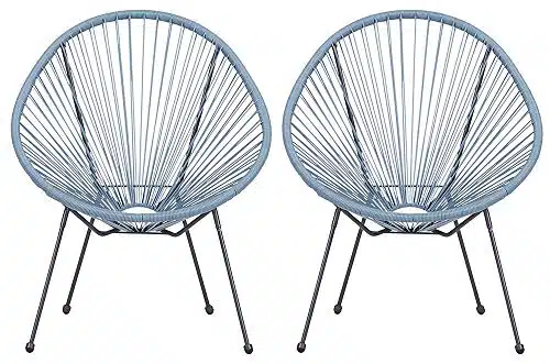 Meilleur fauteuil Acapulco bleu