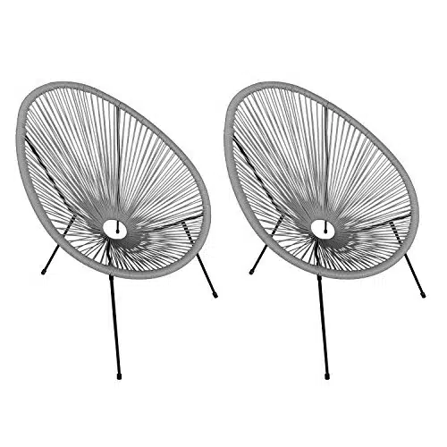 Meilleur fauteuil Acapulco gris