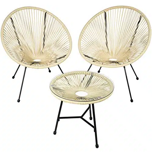 Meilleur fauteuil Acapulco beige