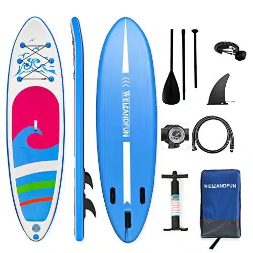 Meilleur paddle gonflable bleu