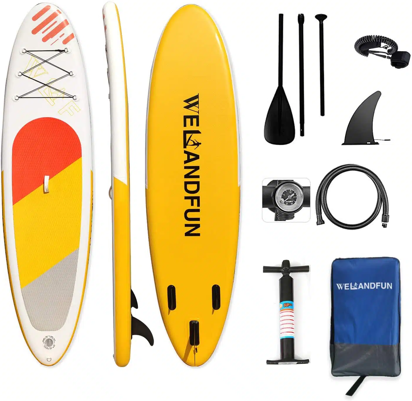 Meilleur paddle gonflable jaune