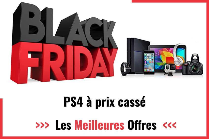 Black Friday PS4 2024 : Achetez votre console de jeux moins cher !