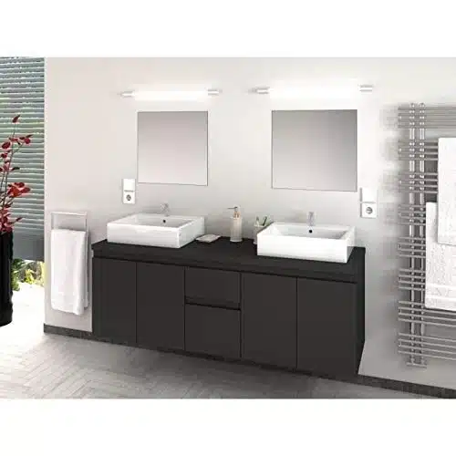 meuble de salle de bain double vasque 150 cm