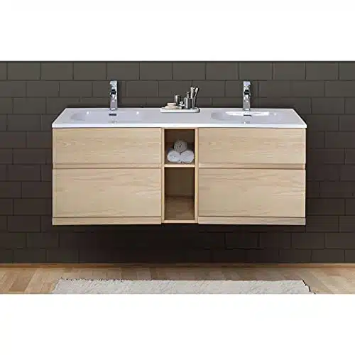 Meilleur meuble salle de bain double vasque 140 cm