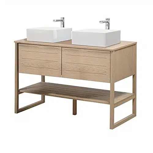 Meilleur meuble salle de bain double vasque bois