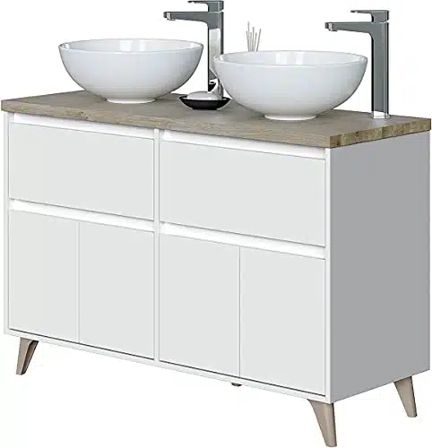 Meilleur meuble salle de bain double vasque sur pied