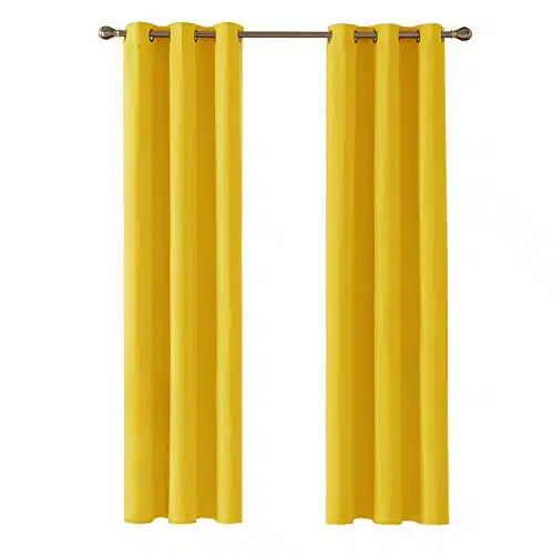 Meilleur rideau occultant jaune