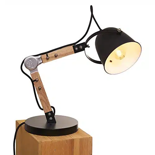 Lampe de chevet bois