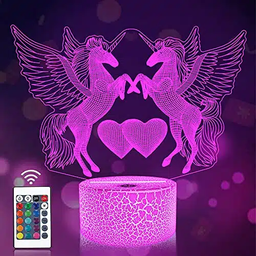 Lampe de chevet licorne